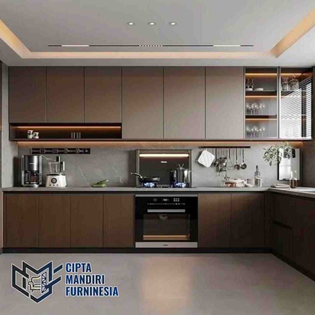 Jasa Kitchen Set Minimalis Gratis Desain 3D Revisi Sepuasnya Setu