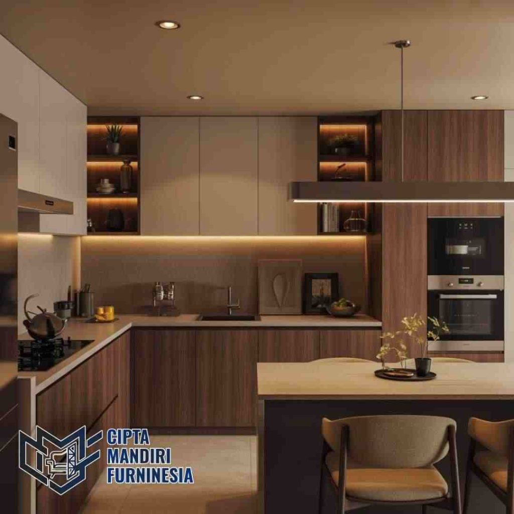 Renovasi Kitchen Set Minimalis Jadul Jadi Modern Cileungsi Bogor