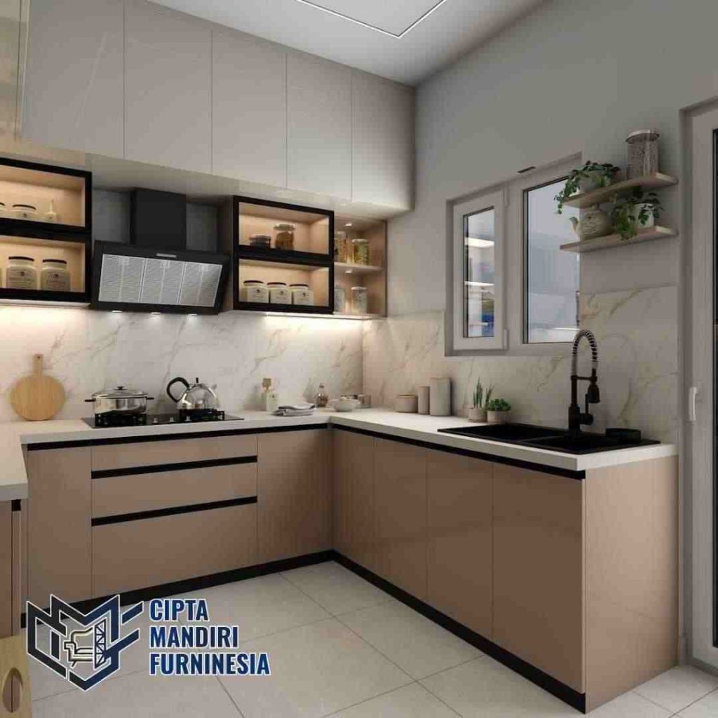 Renovasi Kitchen Set Minimalis Jadul Jadi Modern Cileungsi Bogor