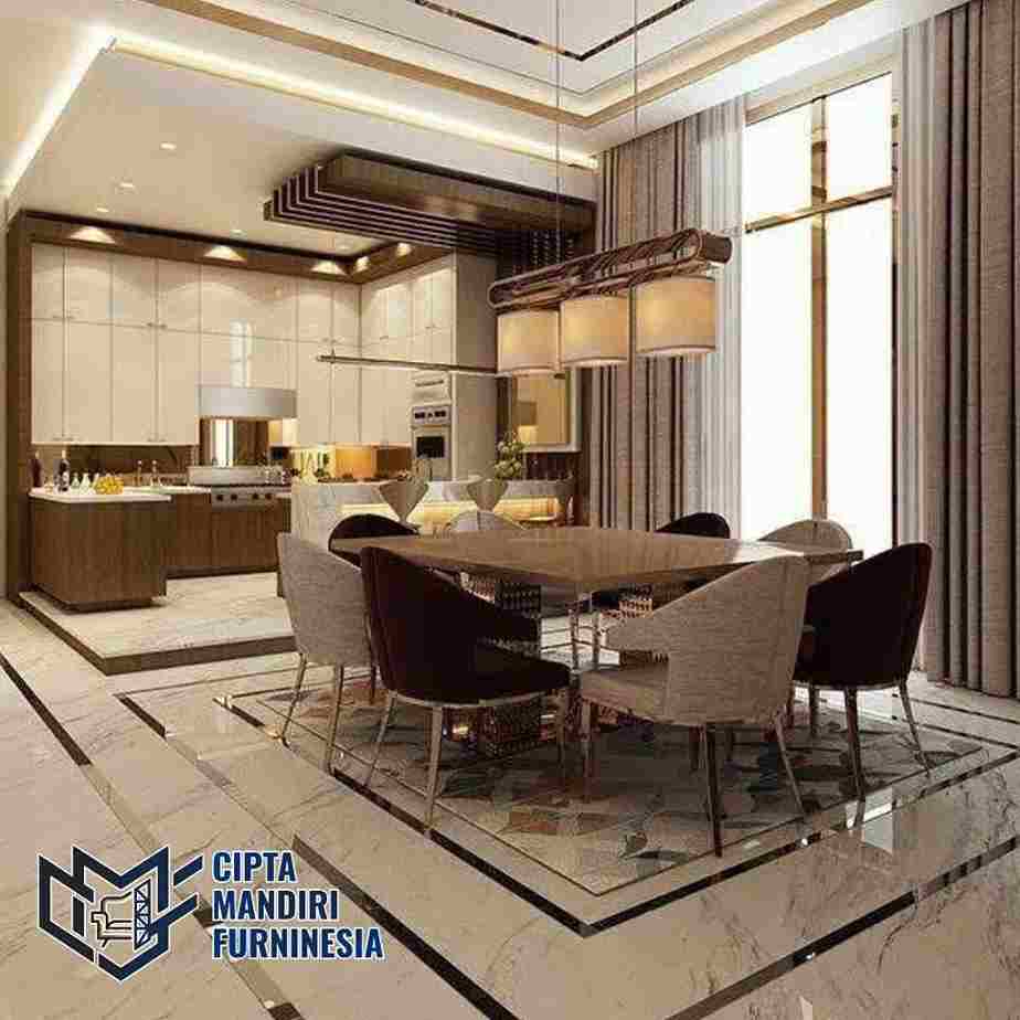 Model Kitchen Set Minimalis Dapur Menyatu Ruang Makan terbaik di Cibubur