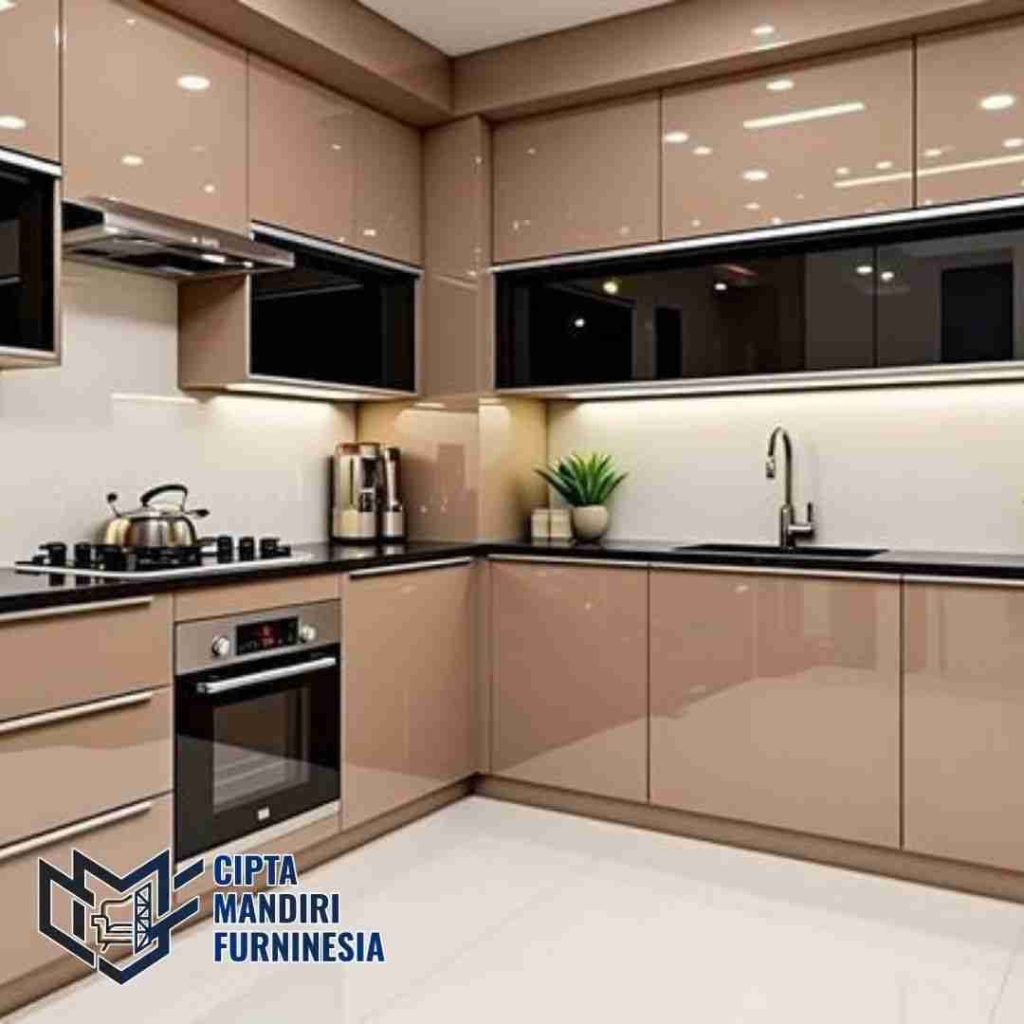 Kitchen Set Minimalis Finishing Duco Mewah Harga Bersahabat area Cakung