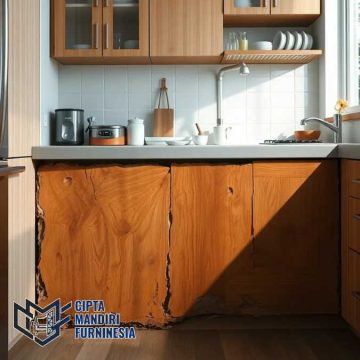 Solusi Bagian Bawah Kitchen Set Keropos Kena Air