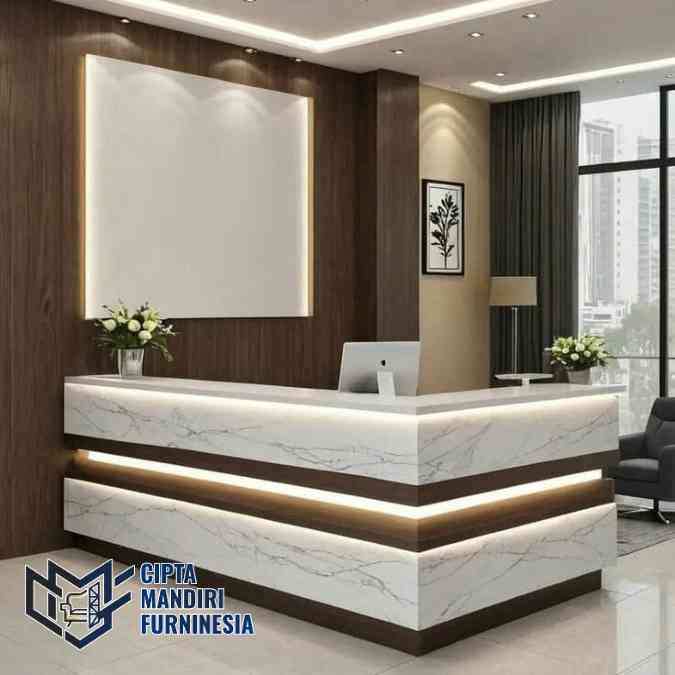 Jasa Meja Kasir Industrial Custom Minimalis Area Jabodetabek Elegan