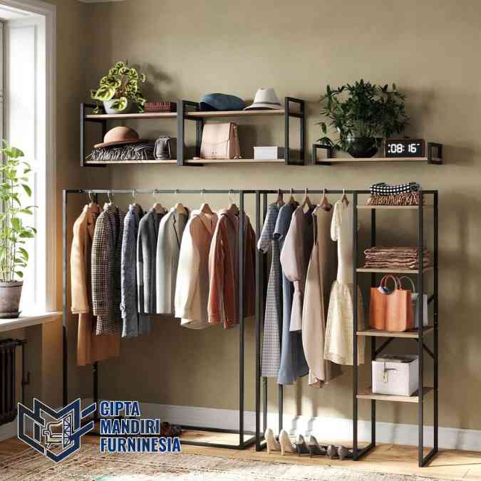 Jasa Gantungan Baju Industrial Anti Karat Area Jabodetabek Estetik
