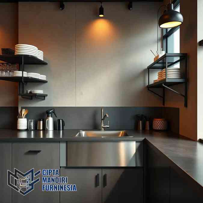Jasa Meja Cuci Piring Cafe Industrial Bogor Siap Pasang