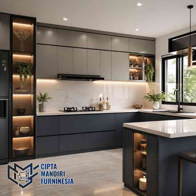 Kitchen Set Aluminium Bebas Rayap