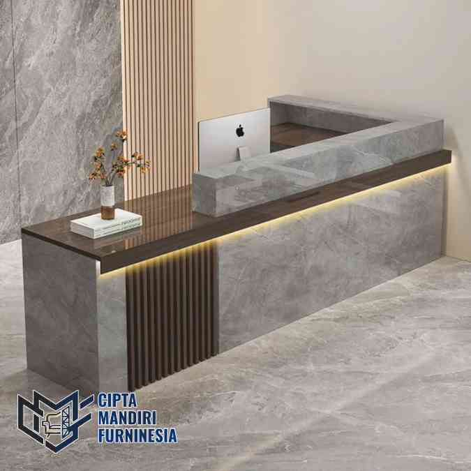 Jasa Meja Resepsionis Custom Area Jabodetabek Kualitas Premium Cepat