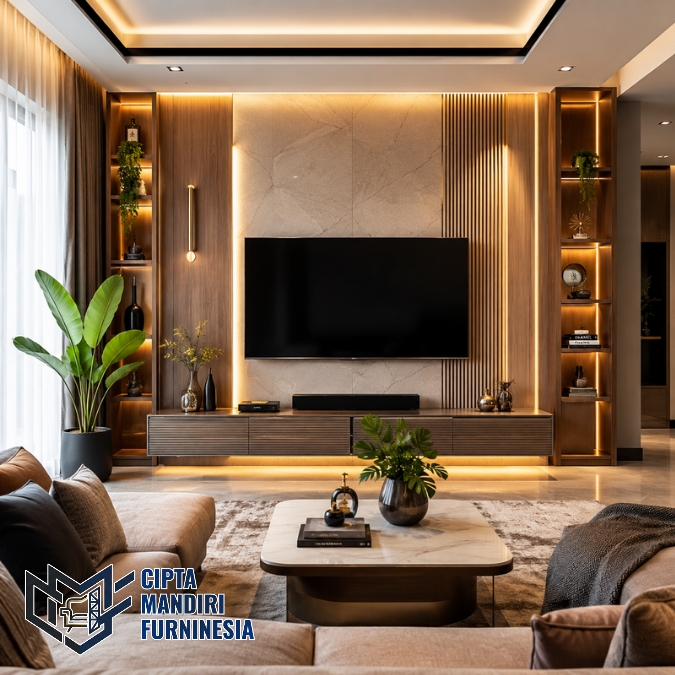Jasa Backdrop TV HPL Bogor Anti Rayap Promo Free Survey