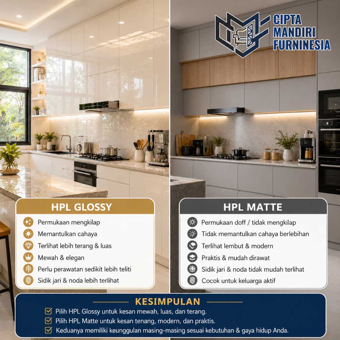 Psikologi Warna Kitchen Set HPL: Mana yang Bikin Betah Masak?
